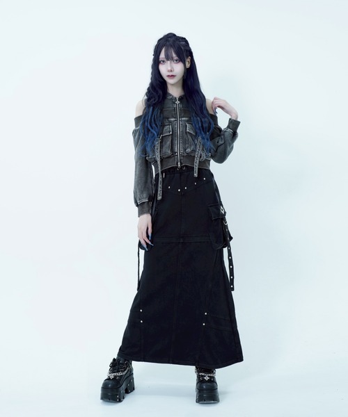 REFLEM（レフレム） ロング スカート 「REFLEM/レフレム」2WAYカーゴ