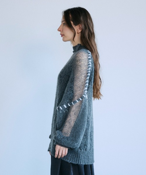 OPULENCE ニット セーター Sheer Knit シアーモヘアニット レディース
