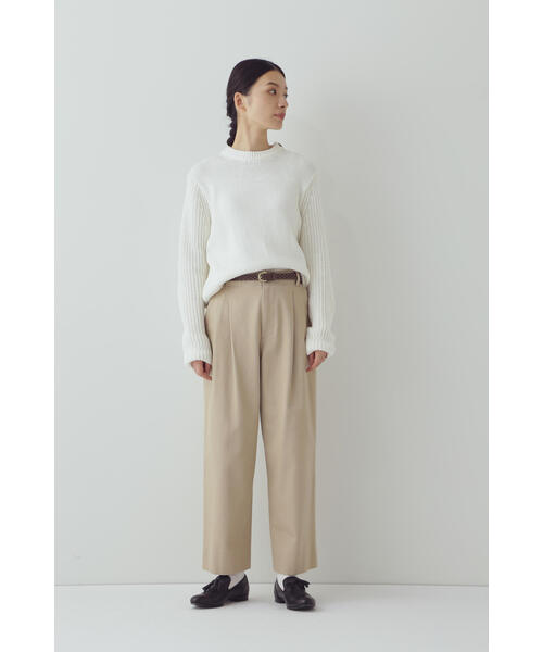 「human woman」 チノパンツ MEDIUM ベージュ レディース_画像6