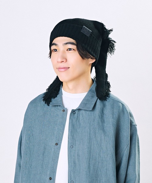 CA4LA（カシラ） ニット帽 ニットキャップ LONG LONG KNITTED HAT
