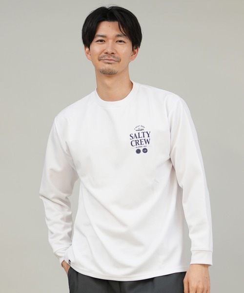 てるさん専用　新品　SALTY CREW 吸水速乾白色長袖シャツ SALTY CREW tシャツ SALTY CREW/ソルティークルー 長袖Tシャツ/ロンT