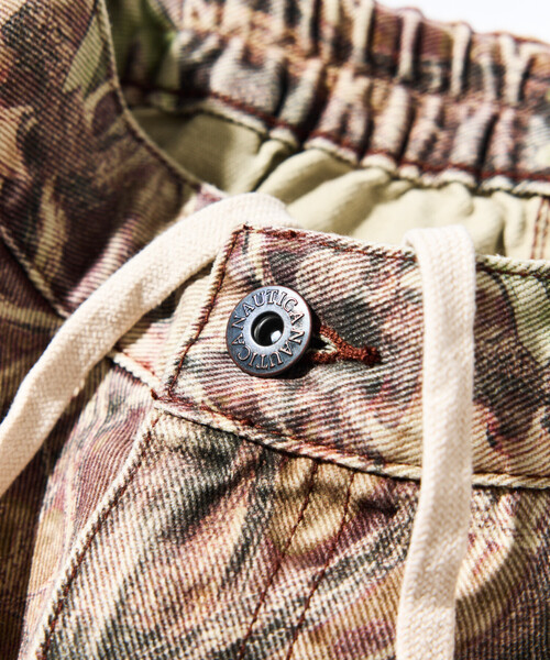 NAUTICA（ノーティカ） パンツ スーパーワイド カーブシルエット カモ