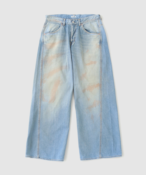 25SS】JieDa USED 3D WORK DENIM BLUE 2 USED 3D WORK DENIM – JieDa 