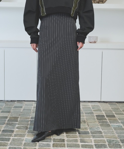 AIC. ロングスカート FREE グレー レディース : ZOZOTOWN Yahoo!店