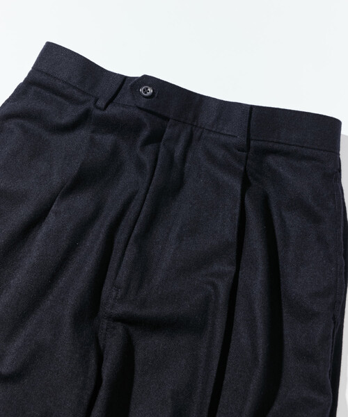 CAHLUMN（カウラム） スラックス Wool Flannel Pant/ウールフランネル