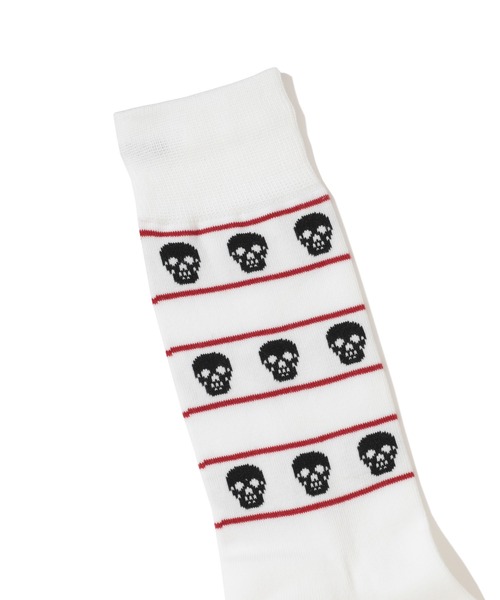 MARK&LONA（マークアンドロナ） 靴下 Eternal Skull Border Socks