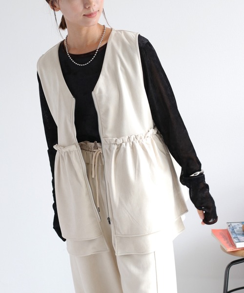 cepo（セポ） ベスト ジレ 「セットアップ対応」スウェードライク