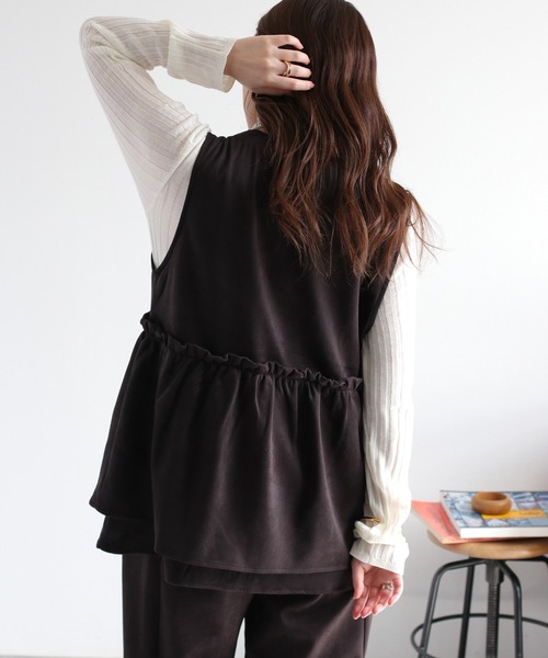 cepo（セポ） ベスト ジレ 「セットアップ対応」スウェードライク