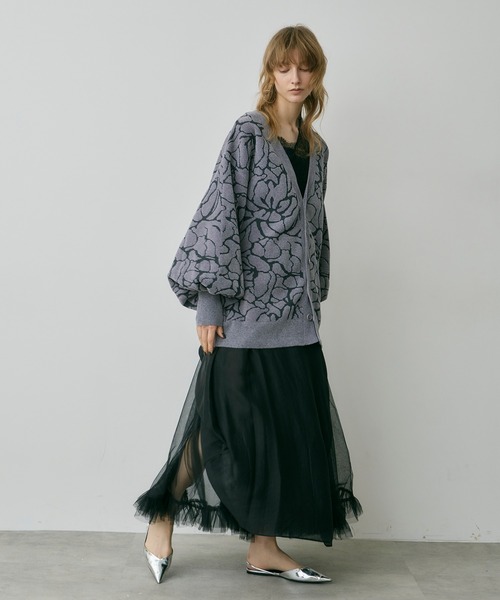 LA BELLE ETUDE（ラベルエチュード） フリルスカート FREE ブラック