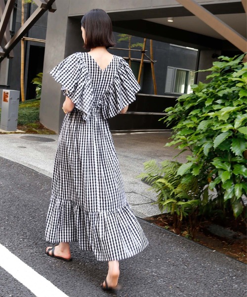 ELFRANK ノースリーブワンピース FREE ブラック レディース : ZOZOTOWN