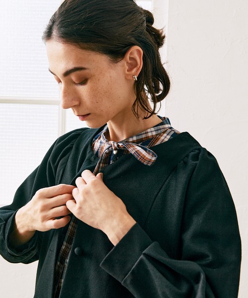 NIMES（ニーム） コート アウター ウールジャージーショートジャケット