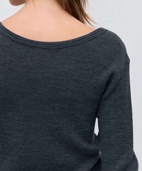 BACCA（バッカ） tシャツ ウールワッフルジャージー フィット