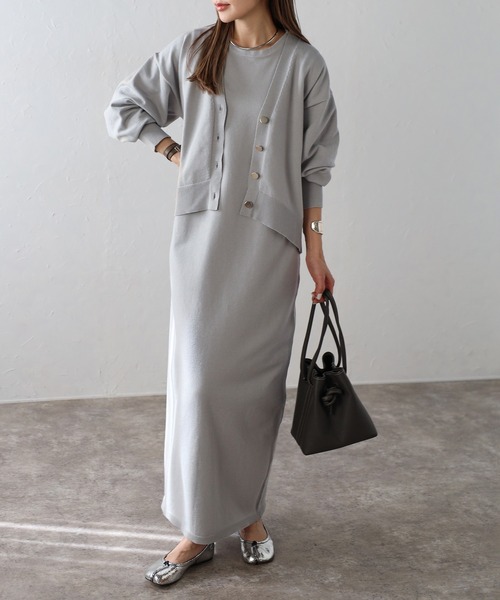 Bonjour Sagan（ボンジュールサガン） コンビワンピース FREE ライト