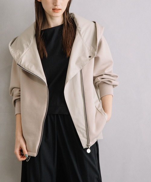 「MARECHAL TERRE」 ブルゾン MEDIUM グレー レディース_画像3