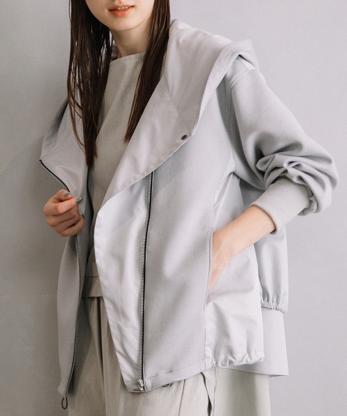 「MARECHAL TERRE」 ブルゾン MEDIUM グレー レディース_画像8