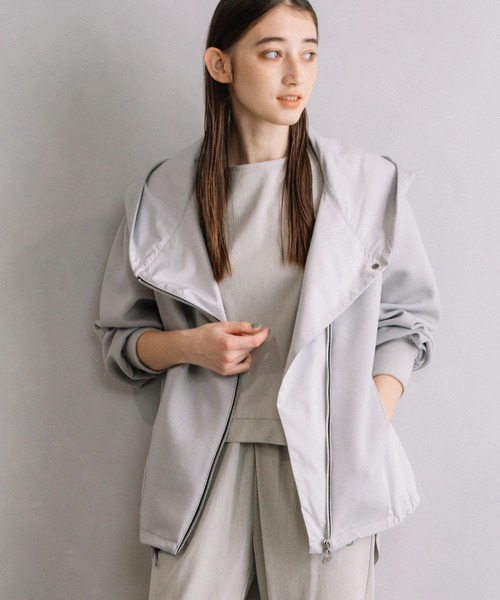 「MARECHAL TERRE」 ブルゾン MEDIUM グレー レディース_画像9