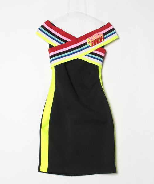 FENDI（フェンディ） ボーダー柄ノースリーブワンピース X-SMALL