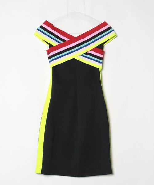 FENDI（フェンディ） ボーダー柄ノースリーブワンピース X-SMALL