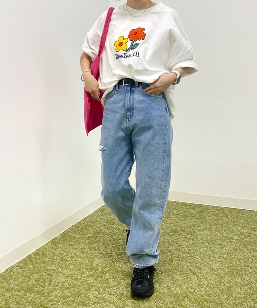 「WHO'S WHO gallery」 半袖Tシャツ FREE アッシュグレー メンズ_画像9