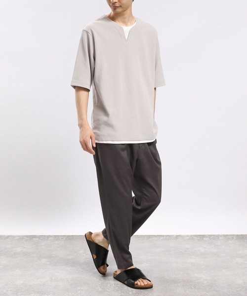 「GLOBAL WORK Smile Seed Store」 イージーパンツ X-LARGE ホワイト系その他 メンズ_画像8