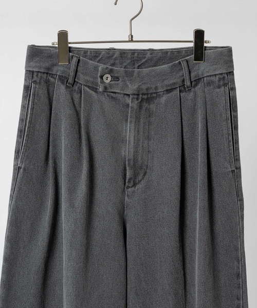 「soerte」 デニムパンツ 3 グレー メンズ_画像7