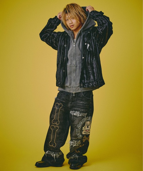 GA×GALFYチンピラ SETUP 予約商品】GALFY (ガルフィー) ネオチンピラ SET UP BLACK / ロック