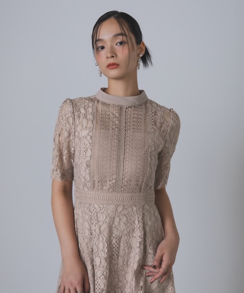 Rose of Sharon ドレス 総レースフレアドレス : ZOZOTOWN Yahoo!店