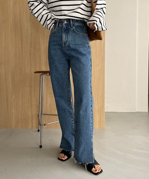[CAPRICIEUX LE'MAGE] Denim брюки 38 голубой женский 