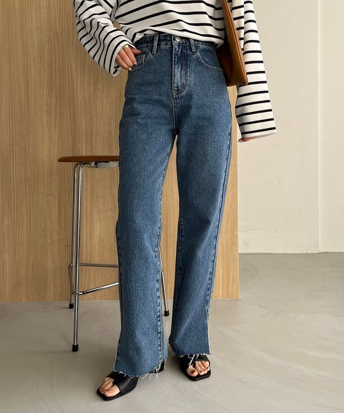 [CAPRICIEUX LE'MAGE] Denim брюки 38 голубой женский 