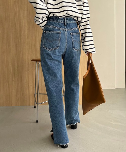 [CAPRICIEUX LE'MAGE] Denim брюки 38 голубой женский 
