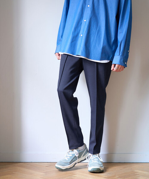 417EDIFICE エディフィス　トラベルスーツ XL ネイビー　美品 417 EDIFICE（フォーワンセブンエディフィス） スラックス LARGE