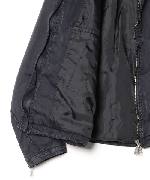 メゾンスペシャル ブルゾン ブラック MAISON SPECIAL(メゾンスペシャル)｜Oversized Real Leather Zip