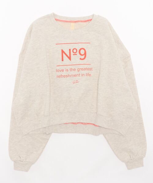 「Q」 スウェットカットソー MEDIUM レモンイエロー レディース_画像2