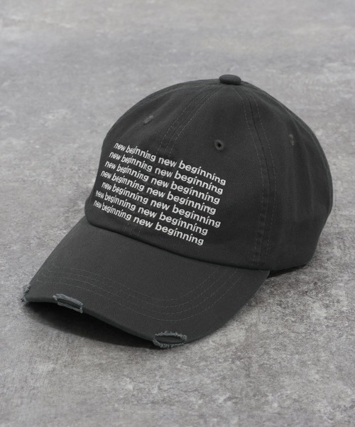 BAYFLOW（ベイフロー） キャップ 帽子 ダメージツイルロゴCAP メンズ