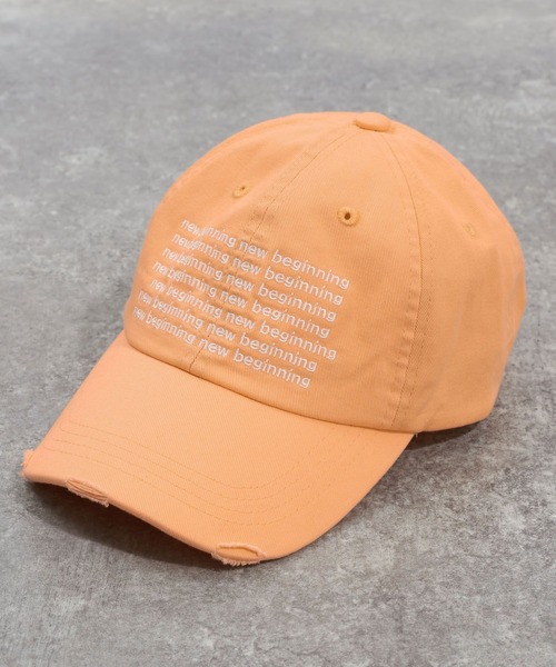 BAYFLOW（ベイフロー） キャップ 帽子 ダメージツイルロゴCAP メンズ