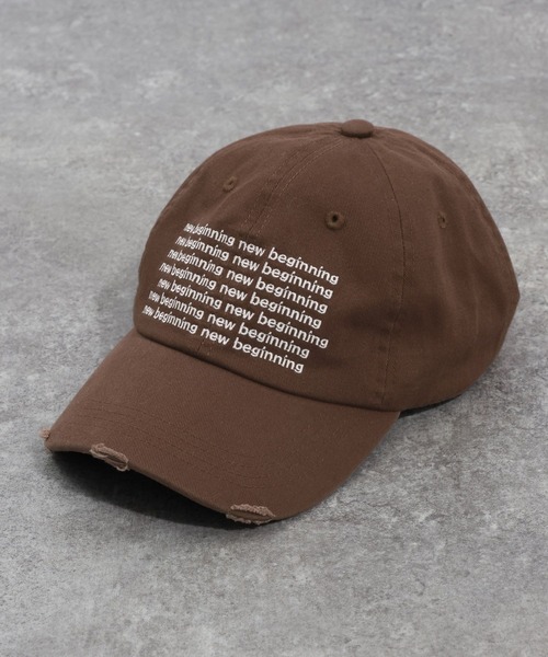 BAYFLOW（ベイフロー） キャップ 帽子 ダメージツイルロゴCAP メンズ