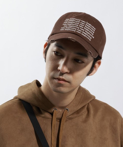 BAYFLOW（ベイフロー） キャップ 帽子 ダメージツイルロゴCAP メンズ