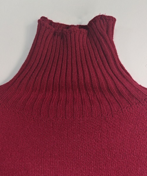 ニット セーター ノルディック柄タートルネックニット レディース