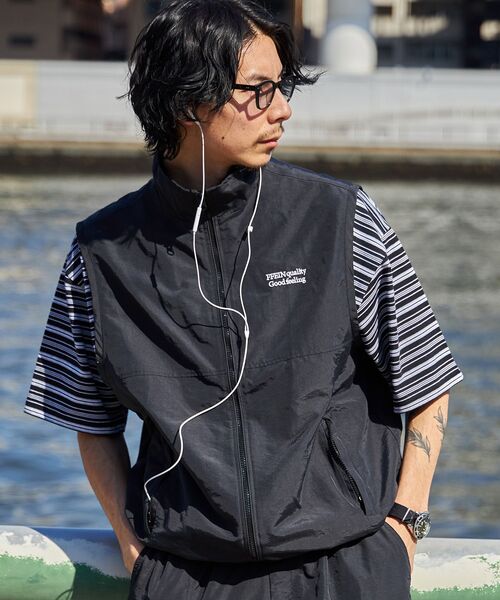 「FFEIN」 ベスト LARGE ブラック系その他 メンズ_画像8