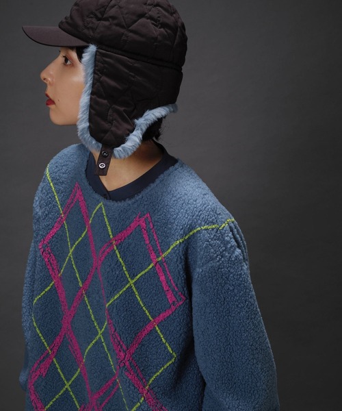 「ear PAPILLONNER」 「SUM1 STYLE」長袖カットソー FREE グレー レディース_画像7