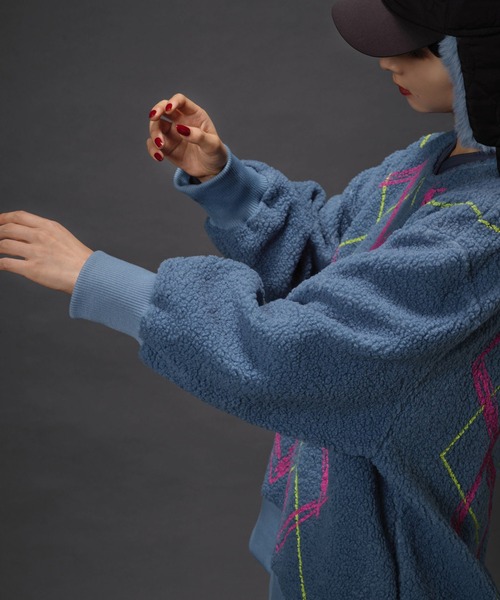 「ear PAPILLONNER」 「SUM1 STYLE」長袖カットソー FREE グレー レディース_画像8