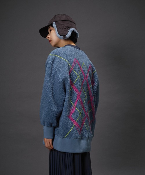 「ear PAPILLONNER」 「SUM1 STYLE」長袖カットソー FREE グレー レディース_画像9