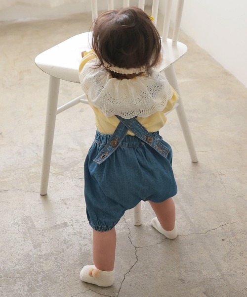 LaStella（ラステラ） ベビー服 ロンパース スカラップカラーバルーン