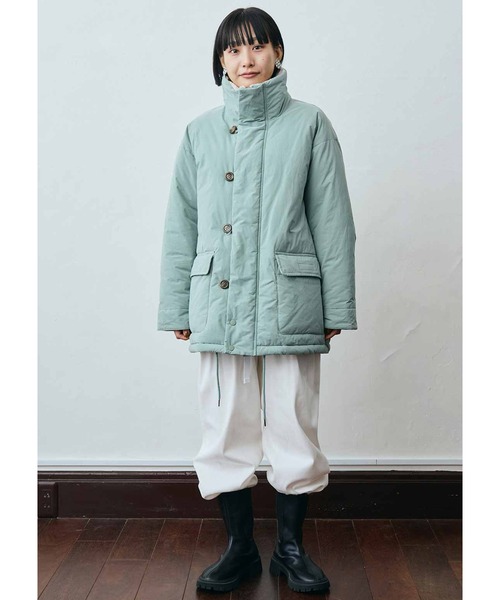 「MEDE19F」 中綿コート LARGE ライトグリーン レディース_画像6