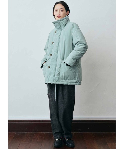 「MEDE19F」 中綿コート LARGE ライトグリーン レディース_画像7