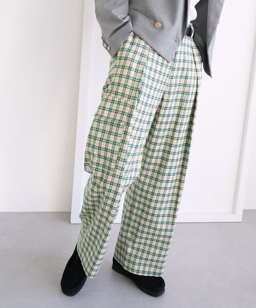 「SLOBE citron.」 カーゴパンツ 38 グリーン レディース_画像2