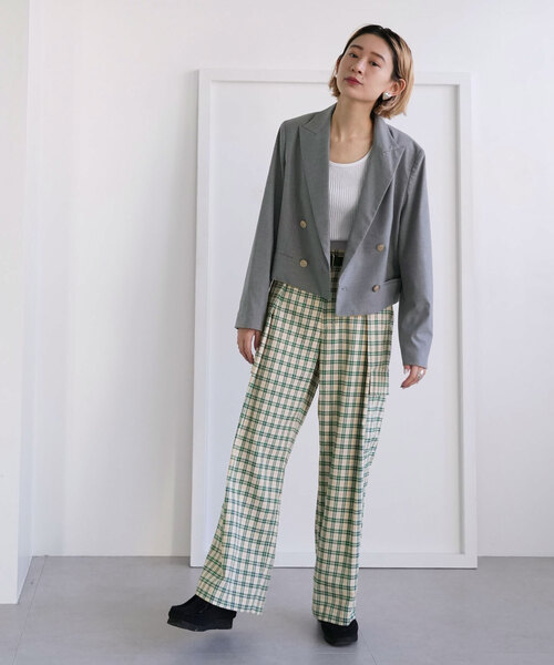 「SLOBE citron.」 カーゴパンツ 38 グリーン レディース_画像4