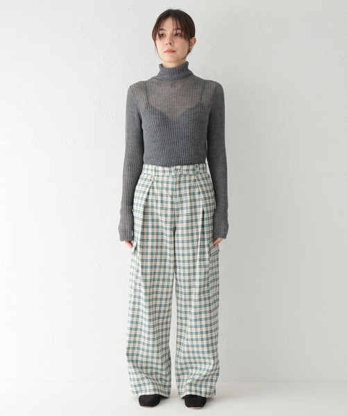 「SLOBE citron.」 カーゴパンツ 38 グリーン レディース_画像9