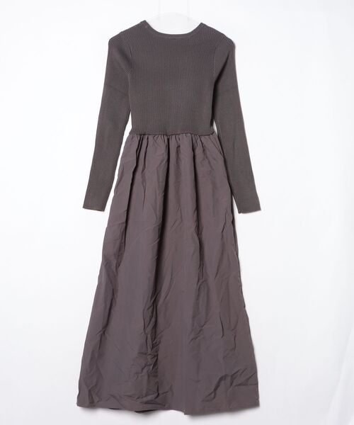 「Bonjour Sagan」 ドッキングワンピース FREE グレー レディース_画像2