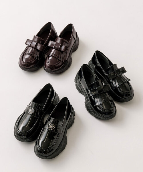 「OLIVE des OLIVE」 シューズ MEDIUM ブラック レディース_画像8